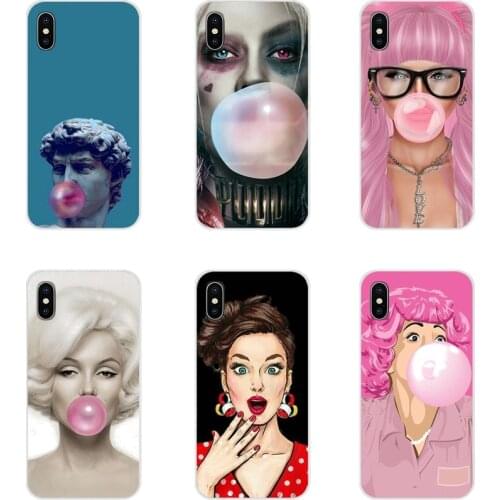 Sweet Bubble Gum Accessories Phone Shell Covers For Xiaomi Mi6 A1 5X 6X Redmi Note 5 5A 4X 4A 4 3 Plus Pro pocophone F1