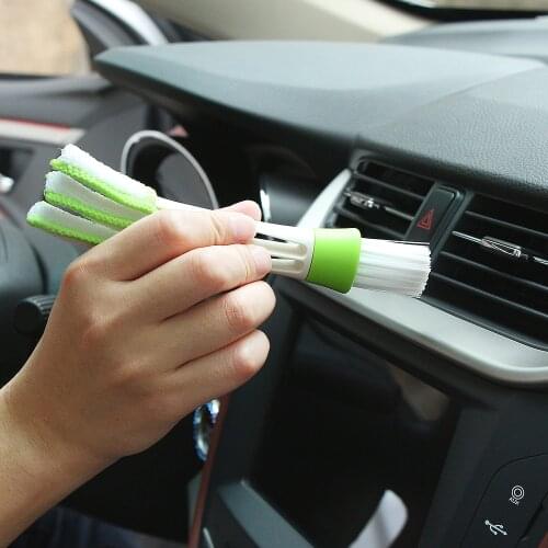 Car brush dust Tools For Skoda Octavia 1 2 A5 A7 Fabia Rapid Superb Yeti Felicia Roomster Oktavia Citigo Bolero Accessories