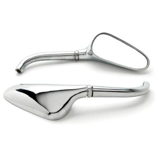 Chrome Motorcycle Golf Club Side Rear View Mirrors For Harley Dyna Electra Glide Fat Boy Sportster 1200 883 Street Glide
