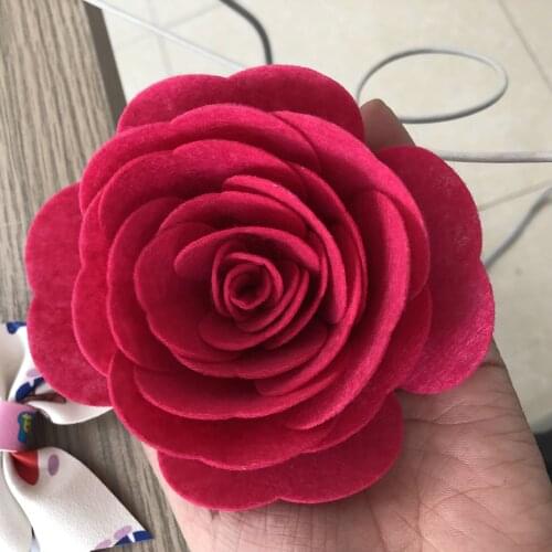 Big rose cutting wooden steel die SMR-FL0082