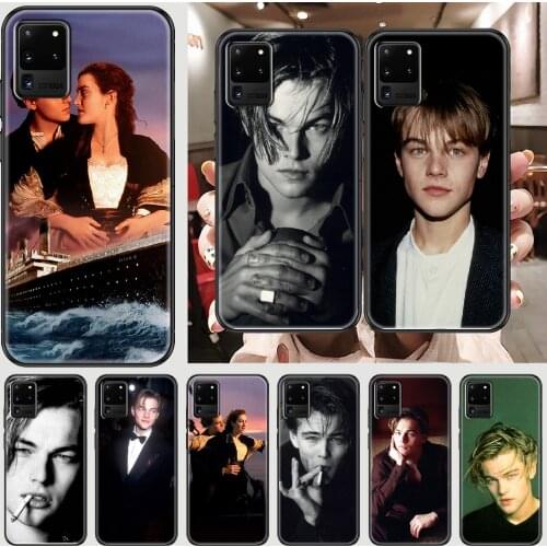 Leonardo DiCaprio Phone case For Samsung Galaxy Note 4 8 9 10 20 S8 S9 S10 S10E S20 Plus UITRA Ultra black silicone cell cover