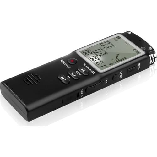 USB 8GB / 16GB / 32GB digital audio recorder professional 96 hours recording voice call recorder with WAV MP3 player