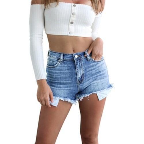 Future Time Womens Short Jeans