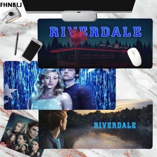 FHNBLJ Riverdale Cool Fashion Rubber PC Computer Gaming mousepad Size for large Edge Locking Speed Version Game Keyboard Pad