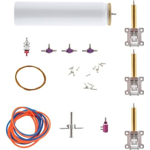 1 Set Air Retracts Kit Gears Pressure tank For Class 15 Airplane L66xW29xH12 mm