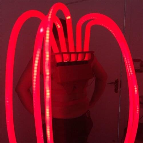 Colorful Robot LED Luminous Tentacle Men Costumes Illuminated Suit Ballroom Led Light Dancing Show Dance Dress Clothing