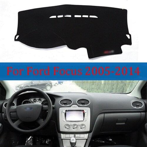 Interior Dashboard Carpet Photophobism Protective Pad Mat For Ford Focus 2005-2014