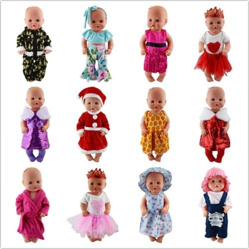 14 style Beautiful Doll Clothes Fit for 42cm Nenuco Doll Nenuco su Hermanita Doll Accessories