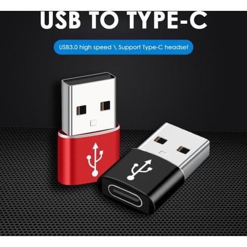 Mini Type-C Female to USB 3.0 Male Adapter Data Transfer Charging OTG Connector For Laptop Type-C to USB OTG Adapter Charging