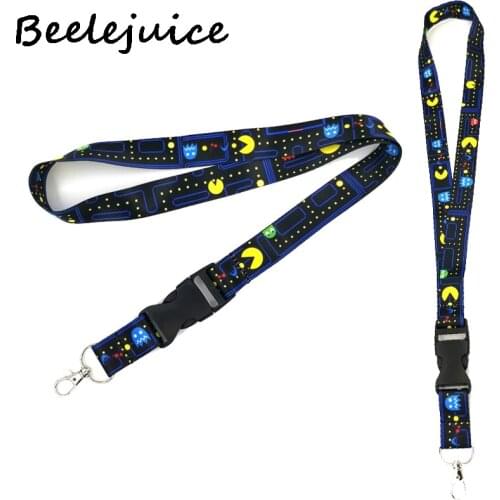 Cartoon Game Neck Strap Lanyard keychain Mobile Phone Strap ID Badge Holder Rope Key Chain Keyrings Accessories Webbings Ribbons