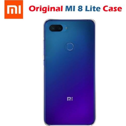 Original Xiaomi 8 Lite Case Luxury Hard PC + TPU Soft Silicone Phone Case Xiaomi 8Lite Back Cover Natural Clear Shockproof Shell