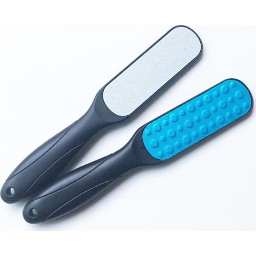 10 Pc plastic base foot file Pedicure Rasp, Stainless Steel Foot File Callus Remover foot beauty tool