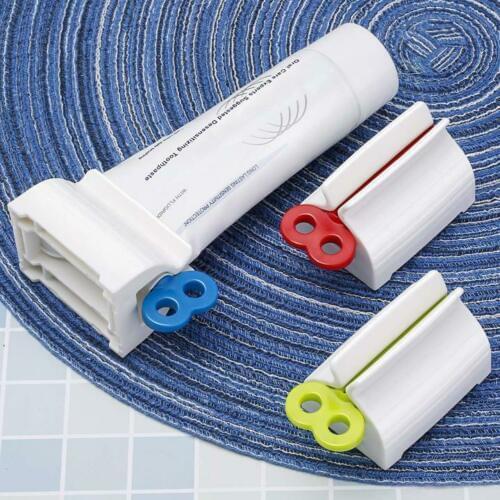 Plastic Bathroom Toothpaste Tube Squeezer Easy Dispenser Rolling Holder Supplies