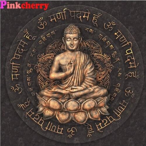 Full Round Diamond art God Buddha Statue Diamond embroidery 5D DIY Diamond setting Home decoration gifts 2022 New