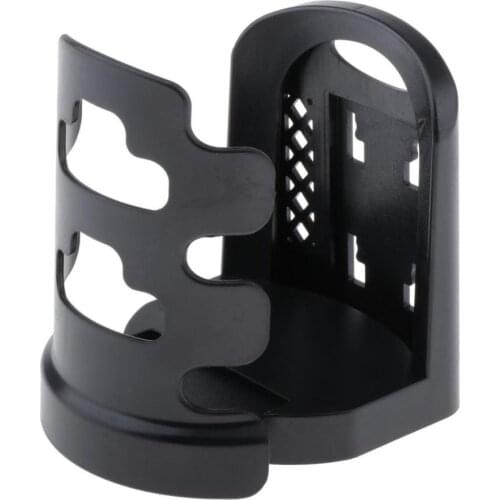 Motorcycle Adjustable Cup Holder Handlebar Mount Quick Release , Black