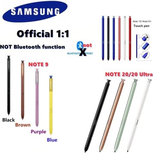Official 1:1 S Pen Touch pen Not With Bluetooth Samsung pencil Stylus For Samsung Galaxy Note 9/NOTE 10 10+ NOTE 20 20 Ultra