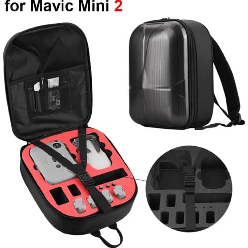 Hardshell Storage Backpack for DJI Mavic Min 2 RC Quadcopter Waterproof Carrying Case Portable Drone Bag Box Protect Accessories