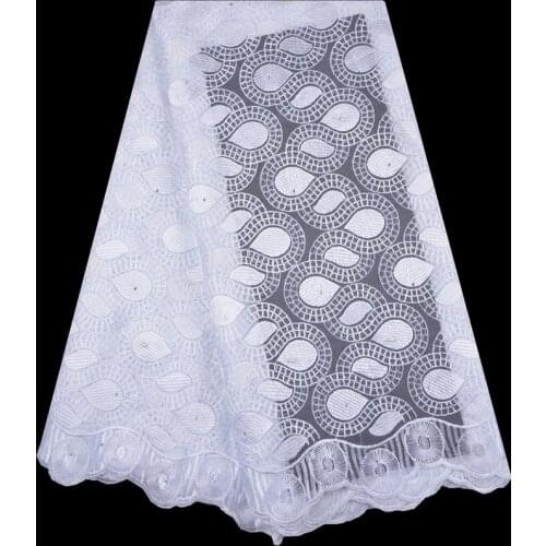 White Color Tulle Embroidered Net Lace African French Laces Fabrics High Quality Nigerian French Net Lace 2018 For Women 1337