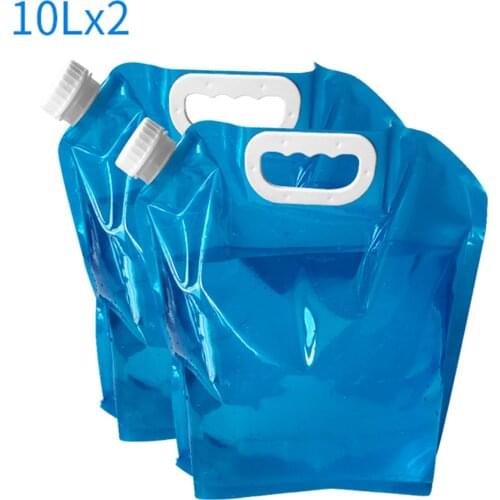 5L/10L Water Tank Outdoor Water Bags Foldable portable Drinking Camp Cooking Picnic BBQ Water Container Bag Carrier Car