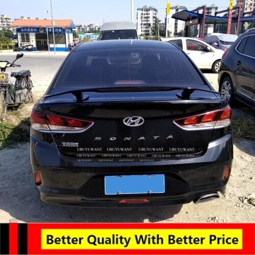 General Purpose Car Styling ABS Material and Surface Carbon Fiber Rear Spoiler for For Hyundai SONATA 2017 Universal Car Spoiler