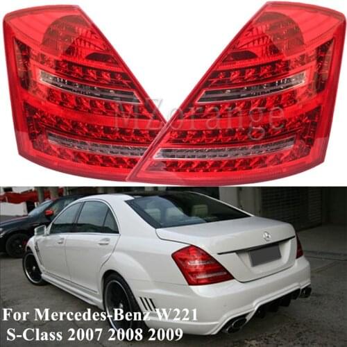 Rear Tail Light For Mercedes-Benz W221 S-Class 2007 2008 2009 Turn Signal Stop Braking Warning Lamp Reflector Car Accessories