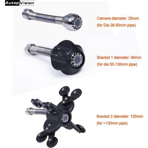 Spare parts of camera head for H1 Dia.25mm stainless steel sewer drain tube pipe inspection Snake Camera Head Repair Replacement