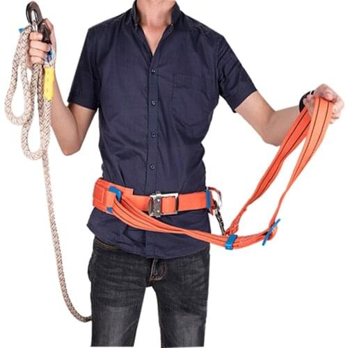 1set Abrasion Full Body Safety Belt Harnesses Anti Fall Protective Gear Electrician Thickening Belt for High-altitude operations