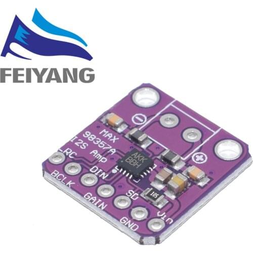 10PCS Max98357 3w Class D Amplifier Breakout Interface I2s Dac Decoder Module Filterless Audio Board For Raspberry Pi Esp32