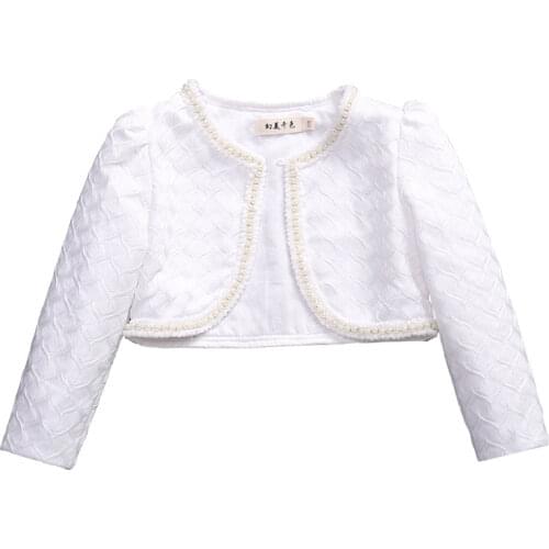 2021 Baby Girls Cardigans Long-sleeved Jackets Baby Lovely Coats Toddler Sweater 1 2 3 4 5 6 Years Old Girls Clothing OKC195112