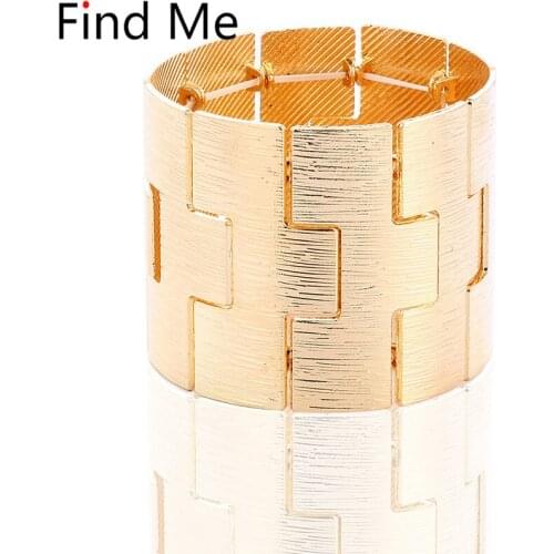 Find Me 2019 brand fashion Vintage Curved ethnic spring Bracelet boho armlet cuff bracelet bangle for women Jewelry wholesale