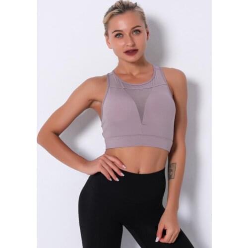 Yoga Bra Vest Women Running Quick-drying Gym Sport Bras Workout High Impact Push-up Sexy Training Dry fit Fitness Bra Top