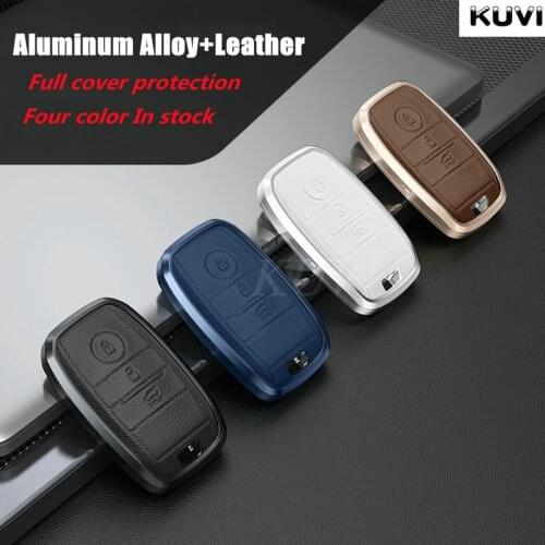 Alloy Leather Car Key Case Cover For KIA Rio Rio5 Sportage Ceed Cerato K3 KX3 K4 K5 Cerato Sorento Optima Cerato Picanto