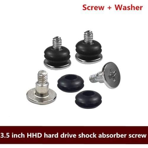 20pcs Desktop computer case 3.5 inch HHD mechanical hard disk fixed shock absorber screw to prevent resonance shock absorber