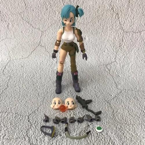 Japan Anime DBZ Bulma PVC Figure Figurine 13cm Toy Model Statue New No Box