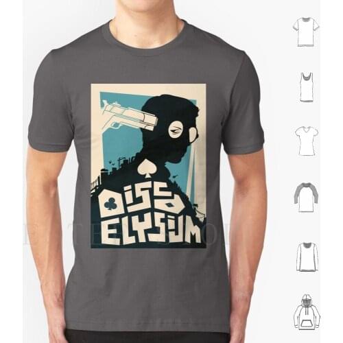 Gun Elysium Disco T Shirt Diy Big Size 100% Cotton Game Disco Elysium Kim Kitsuragi Fanart Disco De Elysium Harry Du Bois Zaum
