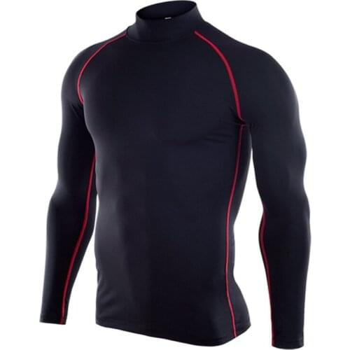 Mens sports T-shirts Athletic Clothes Base Layer Long Sleeves Rashguard Tops Workout tshirt Fitness Bicycle jersey Performance
