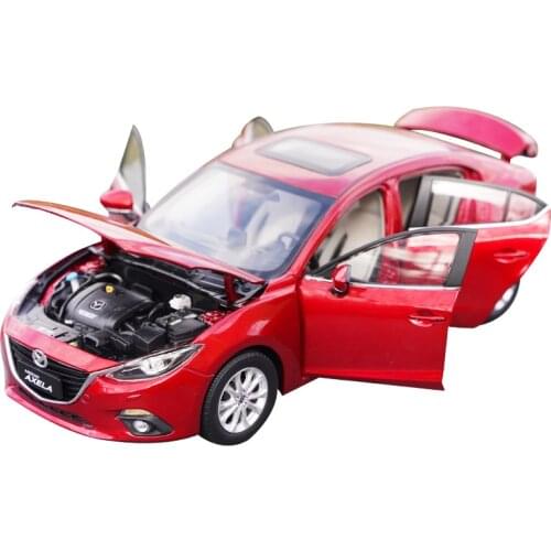 Hot Sale Original Facotry 1:18 Changan Mazda Axela 2020 New Mazda 3 Diecast Scale Toy Car Model for Gift, Toys