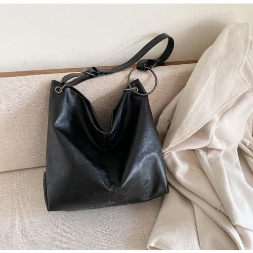 Patchwork PU Leather Bucket Bags for Women 2019 Summer Crossbody Bags Lady Shoulder Messenger Bag Female Travel Handbags