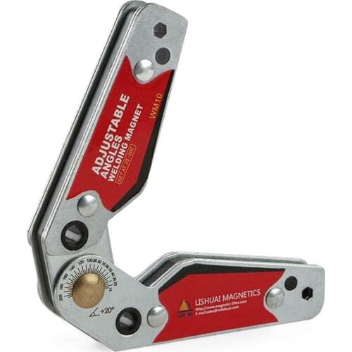 Magnetic Welding Holder Adjustable Angles 20-200 Magnets Angle Clamp Locator Tools with Hex Wrench WWO66