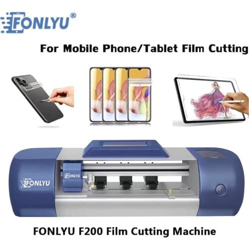 FONLYU WiFi Version Film Cutting Machine F200 For Hydrogel Film Phone Screen Protector Back Cover Repair Tools Cutting Plotter