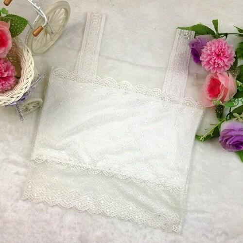 Girl Underwear Cotton Sports Top Bra For Girls Lace Thin Camisoles For Teens Years Adolescente Lingerie