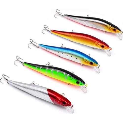 New Luya Bait 14cm/23g Plastic Bionic Fishing Bait Mino Fishing Bait Sinking Fishing Bait Vibrating Oscillator Deep Diving Marin