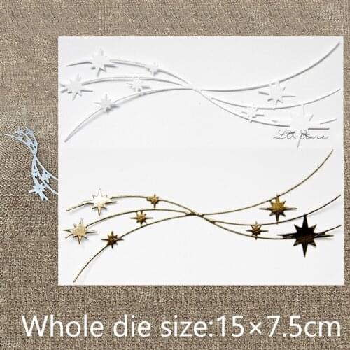 New Design Craft Metal stencil mold Cutting Dies star strip edge decoration scrapbook die cuts Album Paper Card Craft Embossing