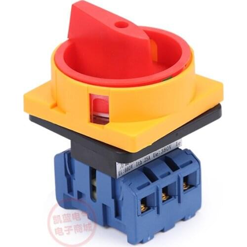 1pcs GLD11-32/04 ON/OFF 3 Phase Rotary Cam Changeover Switch AC 660V 32A