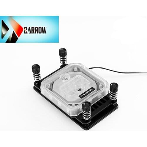 Barrow AMD AM4 CPU water block cooling RGB processor cooler 2.0 5v light black white