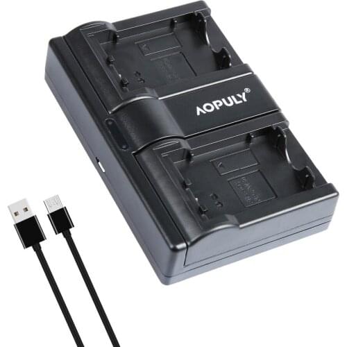AOPULY NP-FW50 NP FW50 NPFW50 Dual Channel Battery Charger For SONY A5000 A5100 A7R NEX 6 5N A6000 5T 3N A7 NEX6 5R NEX5N BC-VW1