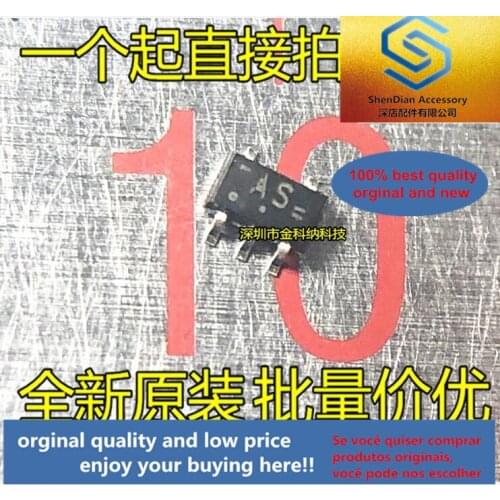 10pcs only orginal new 74AHC1G07GW silk screen AS SMD SOT-353 with open drain output buffer logic best item
