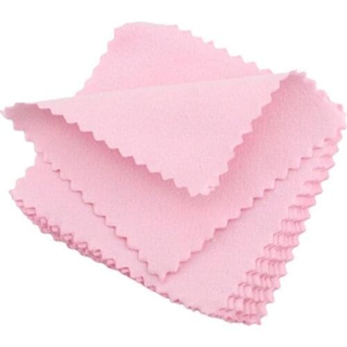 100 Sheets/pack of Square Silver Polishing Cloth 8*8cm Gold and Silverware Cleaning and Maintenance Cloth Polishing Cloth