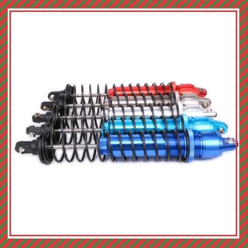 2PCS RCAWD Alloy Oil Filled Type Shock Absorber Damper For Rc Hobby Car 1/6 1/5 Traxxas X-Maxx Length Adjustable 77076-4 7761