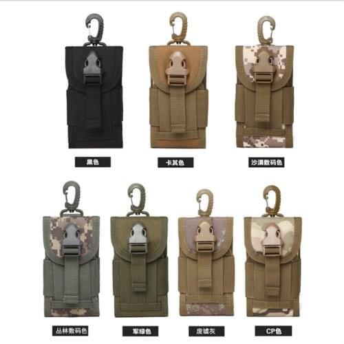 4.5 Inch Outdoor Military Tactical Molle Waist Accessories Bag Phone Belt Pouch Cell Phone Holder Mobile Phone Case